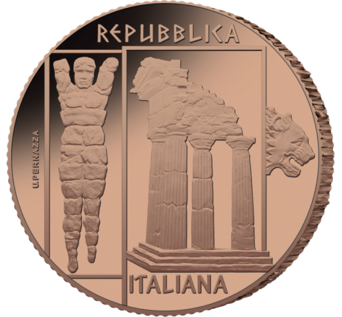 Italie 5 euros BU 2025 - Capitales culturelles italiennes - Agrigento