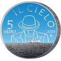 Italie 5 euro BU 2025 - Chansons italiennes – The Sky de Renato Zero