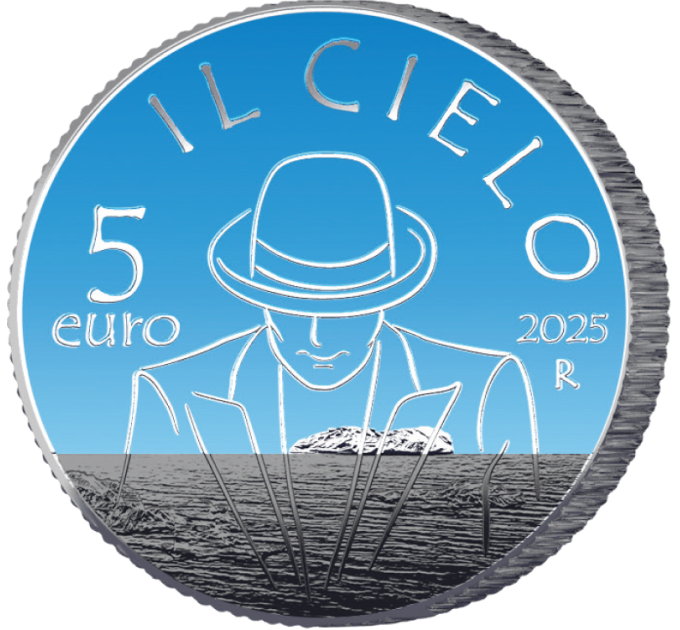 Italie 5 euro BU 2025 - Chansons italiennes – The Sky de Renato Zero