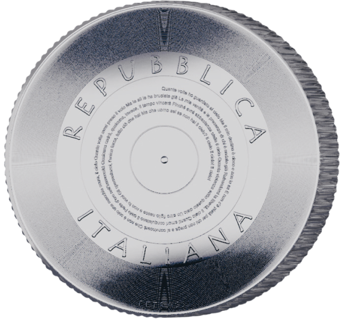 Italie 5 euro BU 2025 - Chansons italiennes – The Sky de Renato Zero