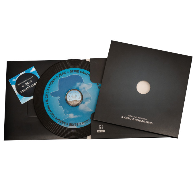 Italie 5 euro BU 2025 - Chansons italiennes – The Sky de Renato Zero