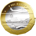 Italie 6 euros BU 2025 - 160e anniversaire de l'Autorité portuaire - Garde côtière