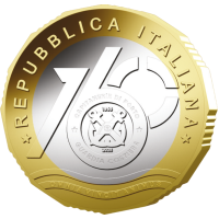 Italie 6 euros BU 2025 - 160e anniversaire de l'Autorité portuaire - Garde côtière