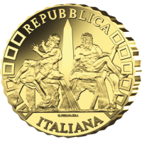 Italie 10 euros or BE 2025 - Fontaines d'Italie - Fontaine des Quatre Fiumis - Rome