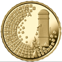 Italie 10 euros or BE 2022 - Fontaines d'Italie - Fontaine de Trevi