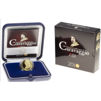 Italie 20 euros Or PROOF 2021 - 450e anniversaire de la naissance de Caravage