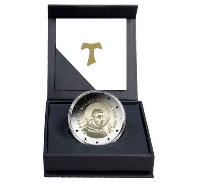 Italie 2 euro Proof Reverse 2026 - 800e anniversaire de la mort de saint François d'Assise