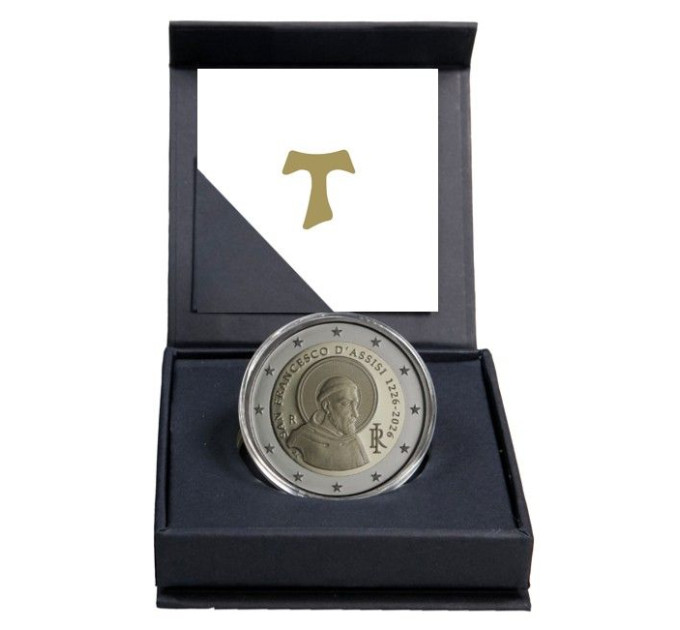 Italie 2 euro Proof 2026 - 800e anniversaire de la mort de saint François d'Assise