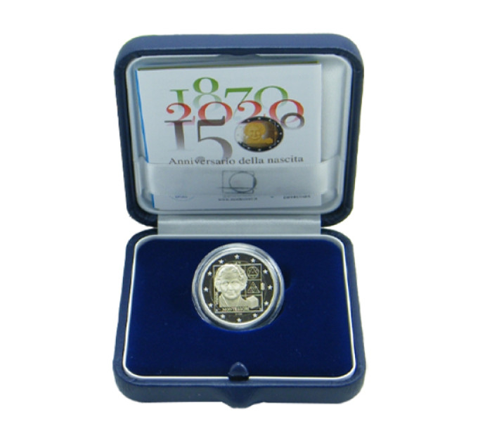 Italie 2 euro BE 2020 - Marie Montessori