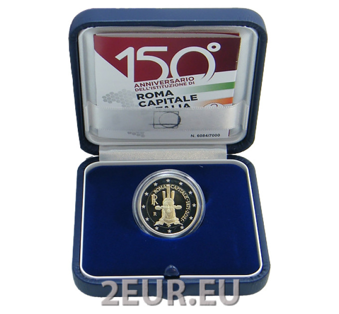 Italie 2 euro BE 2021 - 150e anniversaire de la déclaration de la ville de Rome comme capitale de l'Italie