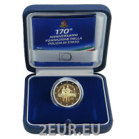 Italie 2 euro BE 2022 - 170e anniversaire de la fondation de la police nationale italienne