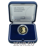 Italie 2 euro BE 2023 - 150e anniversaire de la mort d'Alessandro Manzoni