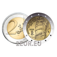 Italie 2 euro UNC 2025 - Voyage du navire Amerigo Vespucci