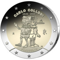 Italie 2 euro UNC 2026 - 200e anniversaire de la naissance de Carlo Collodi
