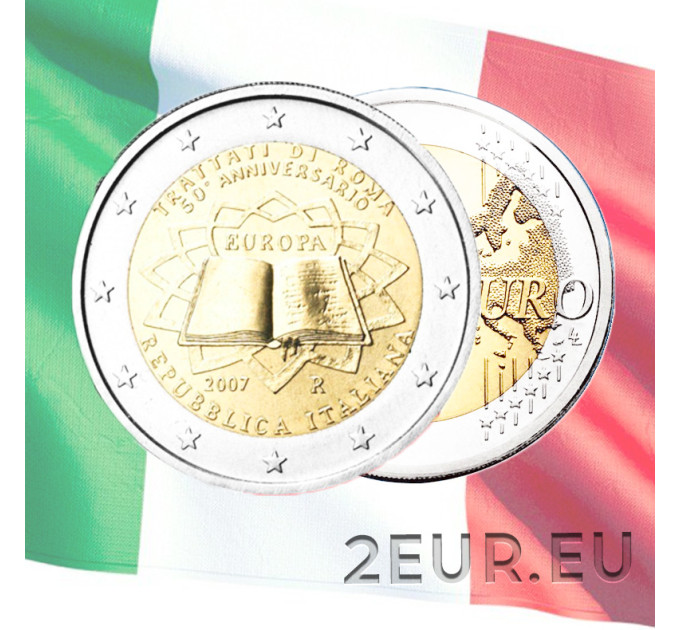 Italie 2 euro UNC 2007 - 50e anniversaire du Traité de Rome