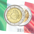 Italie 2 euro UNC 2012 - 10 Ans de l'Euro Cash