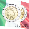 Italie 2 euro UNC 2015 - 30e anniversaire du drapeau de l'UE