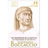 Italie 2 euros BU 2013 - 700E ANNIVERSAIRE DE GIOVANNI BOCCACCIO