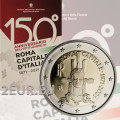 Italie 2 euros BU 2021 - 150e anniversaire de la déclaration de la ville de Rome comme capitale de l'Italie