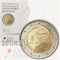 Italie 2 euros BU 2023 - 150e anniversaire de la mort d'Alessandro Manzoni