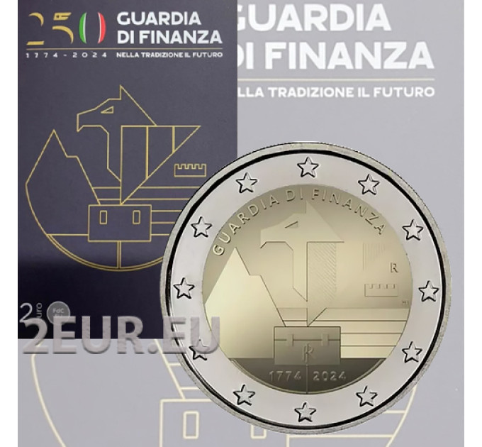 Italie 2 euros BU 2024 - 250 ans de garde financière