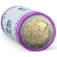 Lettonie 2 euros UNC rouler 2022 - 35 ans d'Erasmus