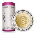 Lettonie 2 euros UNC rouler 2024 - Himmeli