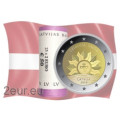 Lettonie 2 euros UNC rouler 2019 - Soleil Levant