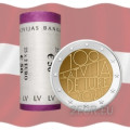 Lettonie 2 euros UNC rouler 2021 - Lettonie de jure 100