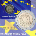 Lettonie 2 euros BU 2015 - 30 Ans du Drapeau de l'UE 
