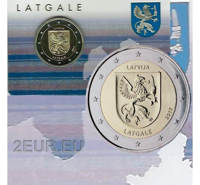 Lettonie 2 euros BU 2017 - Latgale 