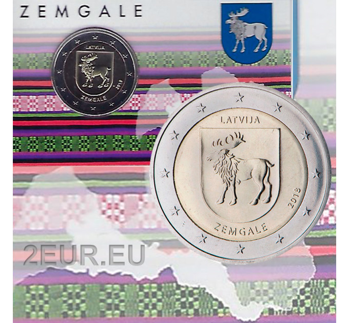 Lettonie 2 euros BU 2018 - Zemgale  