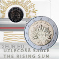 Lettonie 2 euros BU 2019 - Le Soleil Levant 