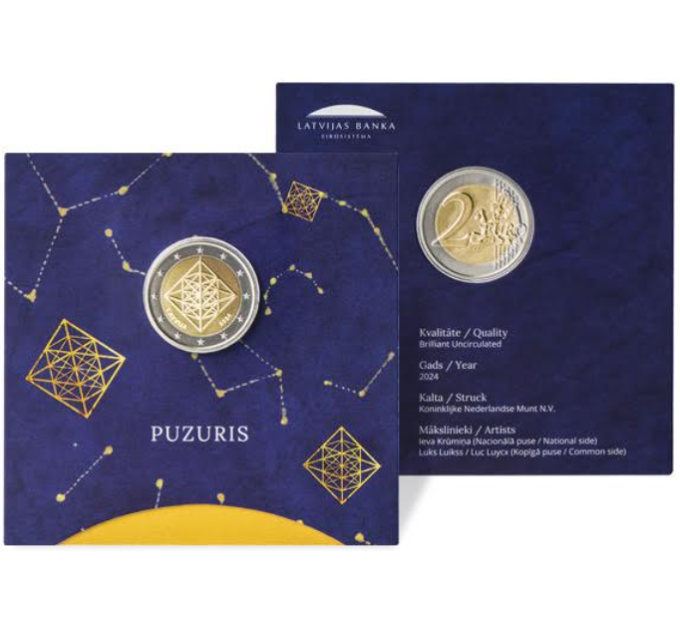 Lettonie 2 euros BU 2024 - Puzuris