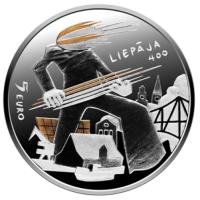 Lettonie 5 euros argent BE 2025 - Soleil et vent