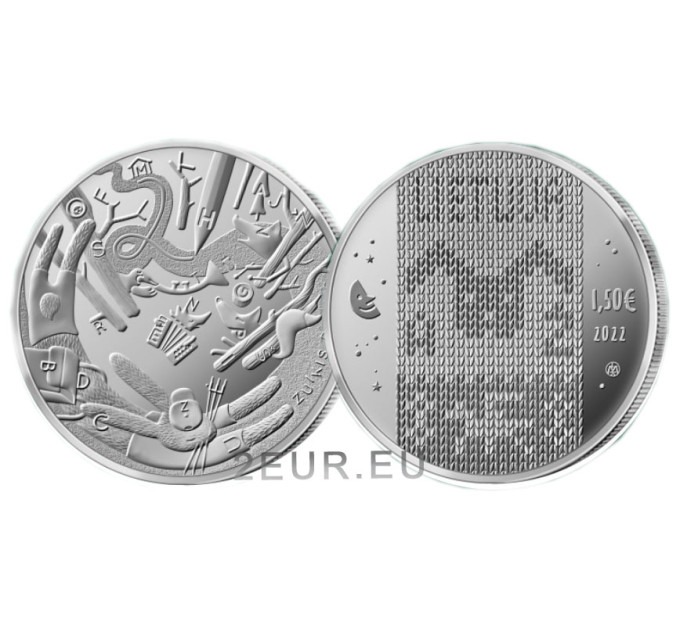 Lituanie 1,5 euro UNC 2022 - Zuikis Puikis