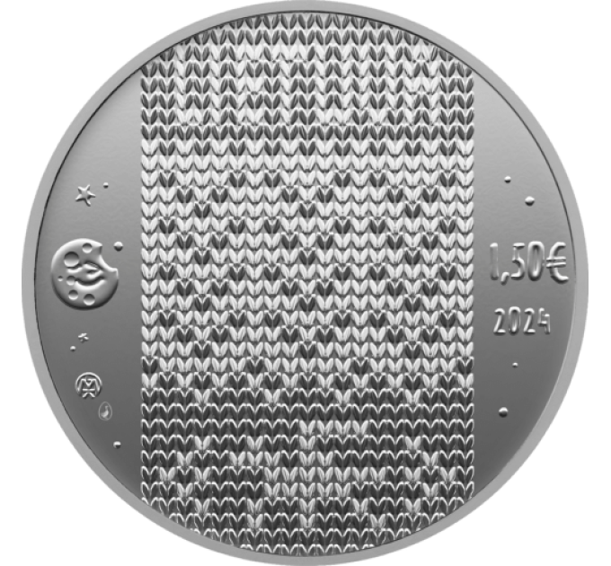 Lituanie 1,5 euro UNC 2024 - Douze frères volant avec des merles