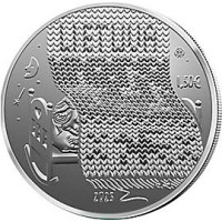 Lituanie 1,5 euro UNC 2025 - Berceuse