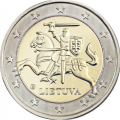 Lituanie 2 euros UNC 2020 - Armoiries de la République de Lituanie Vytis