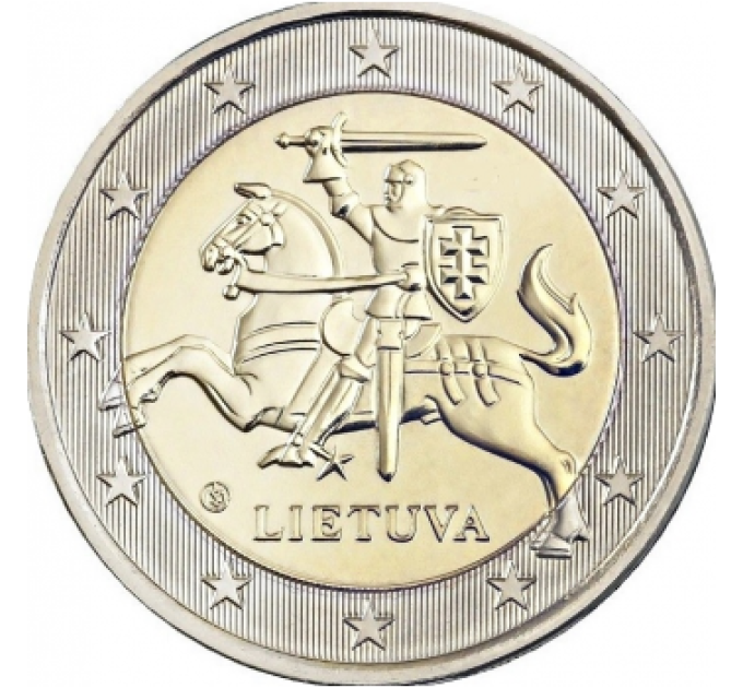 Lituanie 2 euros UNC 2020 - Armoiries de la République de Lituanie Vytis
