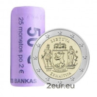 Lituanie 2 euros UNC rouler 2019 - Zemaitija