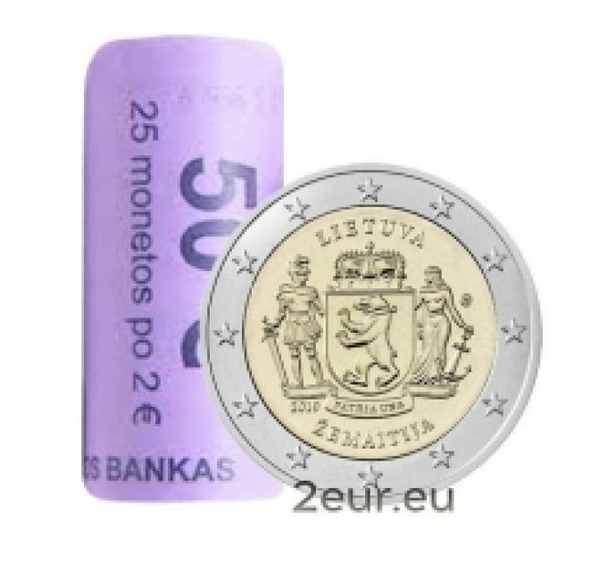 Lituanie 2 euros UNC rouler 2019 - Zemaitija