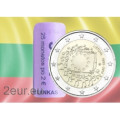 Lituanie 2 euros UNC rouler 2015 - 30 ans du drapeau de l'UE