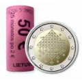 Lituanie 2 euros UNC rouler 2024 - Tradition lituanienne des jardins au toit de chaume
