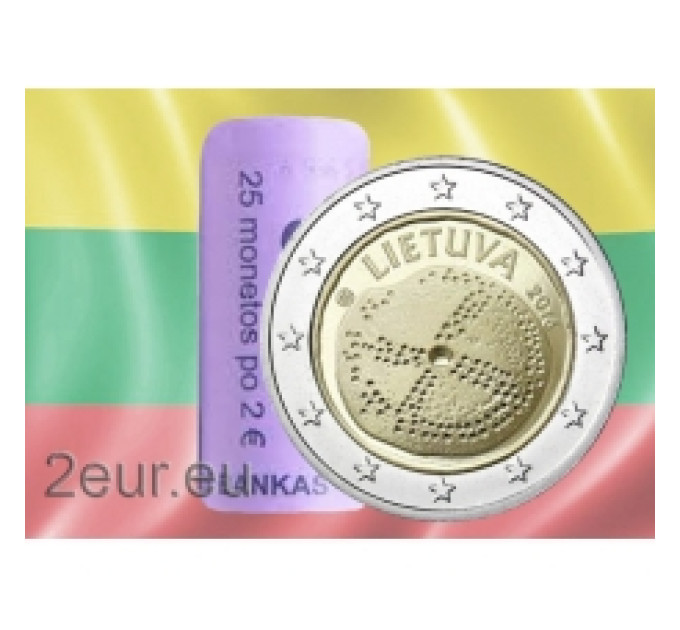 Lituanie 2 euros UNC rouler 2016 - Culture balte