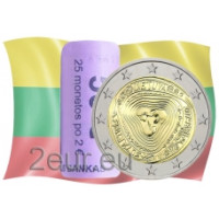 Lituanie 2 euros UNC rouler 2019 - Chansons polyphoniques lituaniennes