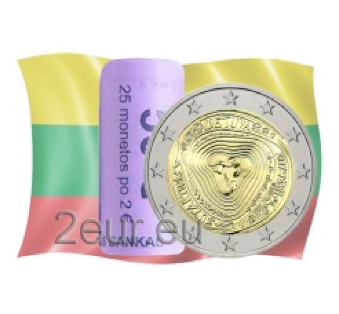 Lituanie 2 euros UNC rouler 2019 - Chansons polyphoniques lituaniennes