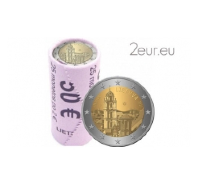 Lituanie 2 euros UNC rouler 2017 - Vilnius Capitale de la Culture
