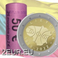 Lituanie 2 euros UNC rouler 2022 - 100 ans de basket-ball en Lituanie