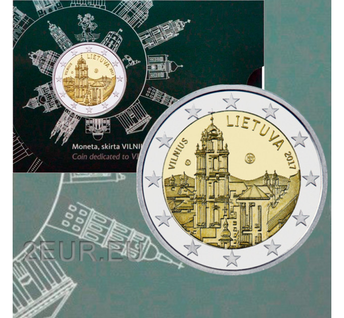 Lituanie 2 euros BU 2017 - Vilnius 